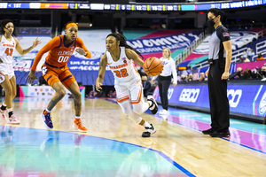 The Orange once again struggled from beyond the arc, making only four 3-pointers.