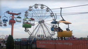 The New York State Fair is an annual event hosted in Syracuse, NY featuring all kinds of foods, music, attractions, games and more.